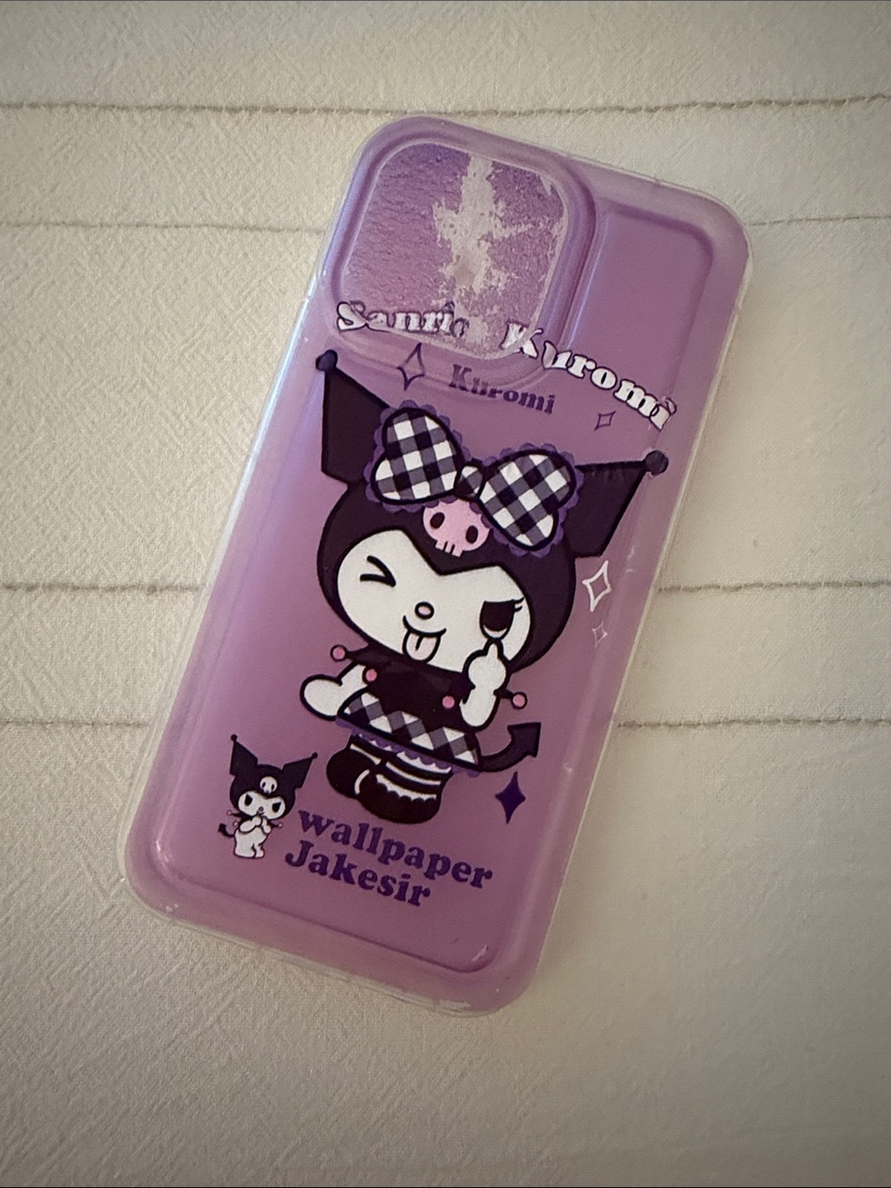 Sanrio Kuromi Lavender Purple Character iPhone Case